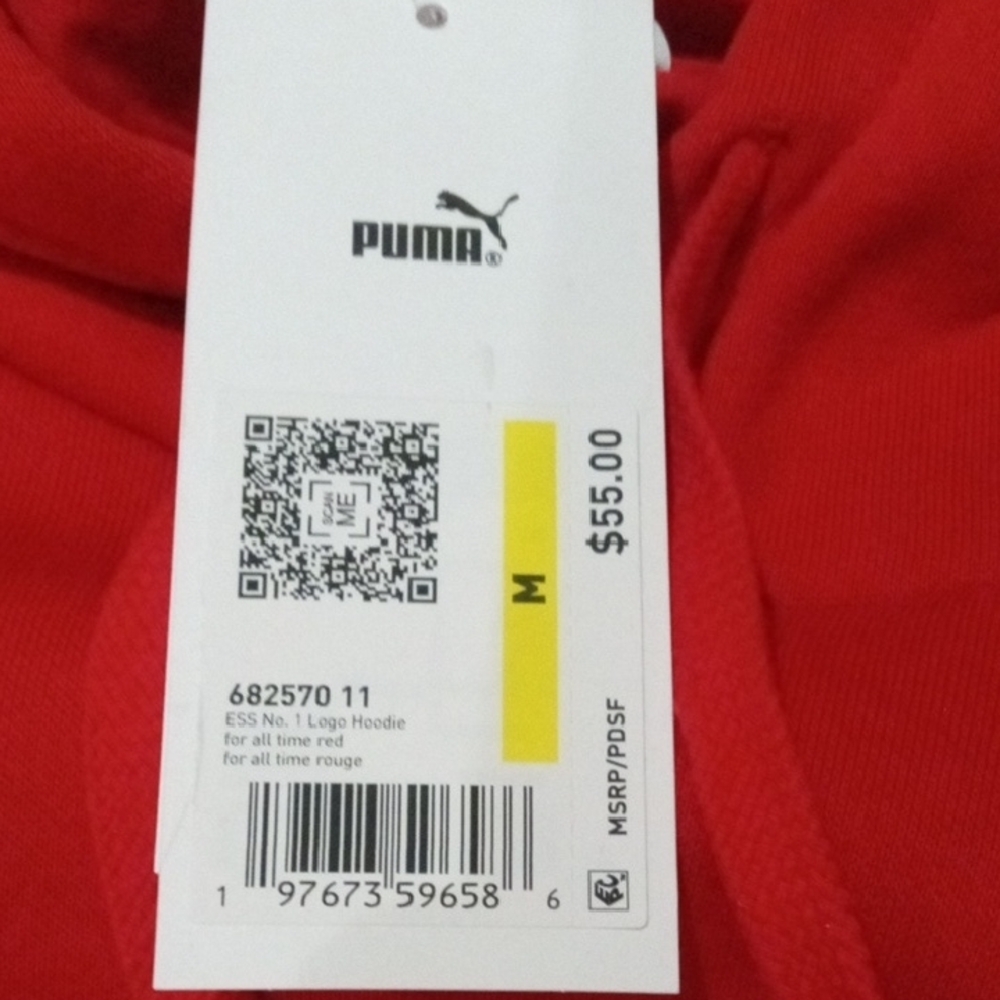PUMA Men's Red Hoodie - Picture 8 of 8